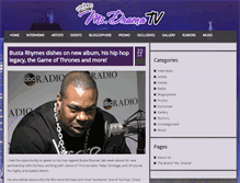 Tablet Screenshot of msdramatv.com